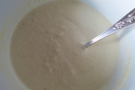Крем-суп из пастернака с томатно-сливочным мороженым и креветками: шаг 6
