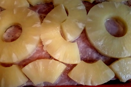 А сегодня на завтрак, к приезду нашего сына в отпуск- бутерброды со свининой, запеченной в ананасах!: шаг 3