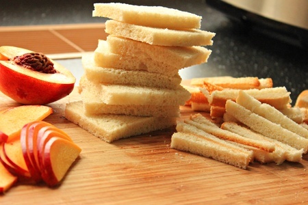 Сэндвич с сыром из йогурта и нектаринами: шаг 3