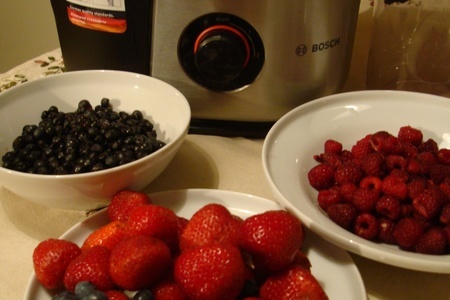 Сок "молодильные ягоды": шаг 1