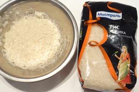 Острый рис в баклажановой плетёнке: шаг 2