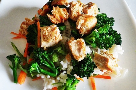 Салат с маринованным тофу.: шаг 8