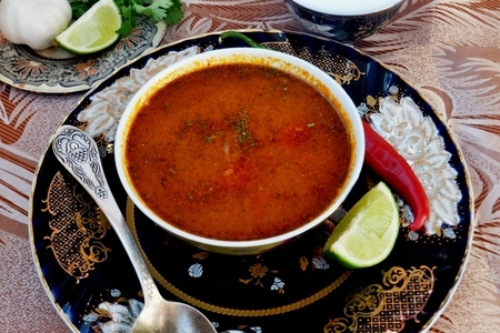 Суп из чечевицы в индийском стиле.: шаг 8