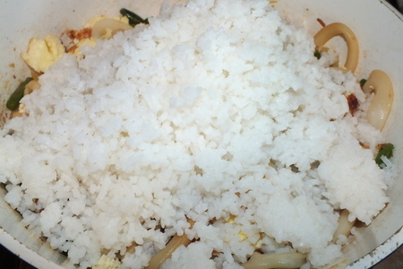 Рис с омлетом и кальмарами по-тайски: шаг 8
