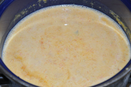 Острый тыквенный суп на рыбном бульоне: шаг 3