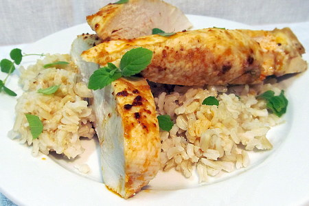 Филе цыпленка по- тайски с красным карри и рисом "индика" от мистраль ! : шаг 4