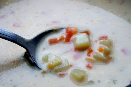 Суп из плавленного сыра: шаг 5