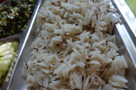 Jeera rice-традиционный рис с зирой всея индия): шаг 7