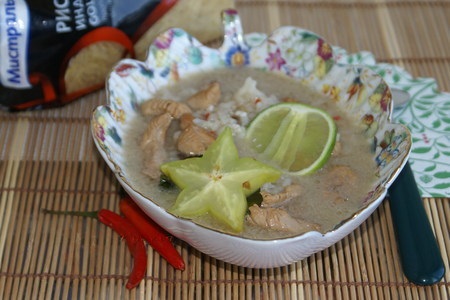Рисовый суп с курицей в тайском стиле: шаг 6