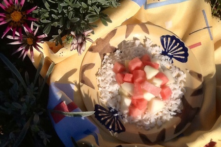 Тайский салат из дыни и риса с кинзой: шаг 5