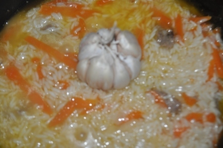 Шавля-рисовая каша с мясом.узбекская кухня.: шаг 7