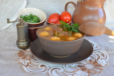 Флол (армянский суп с галушками): шаг 8