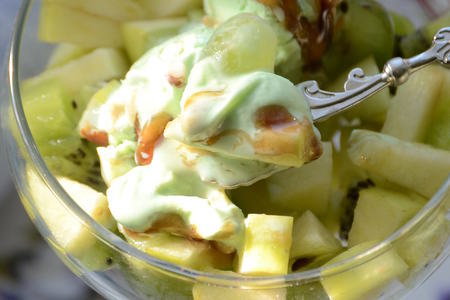 Зеленый фруктовый салат: шаг 8