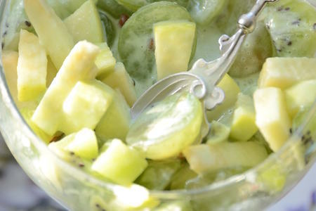 Зеленый фруктовый салат: шаг 9