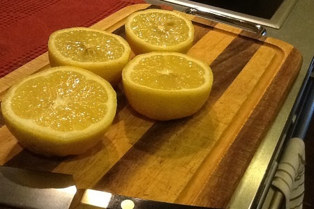 Лимоны, запеченные с моцареллой "unagrande": шаг 2