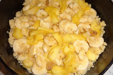 Нежный пирог с бананом и манго: шаг 7