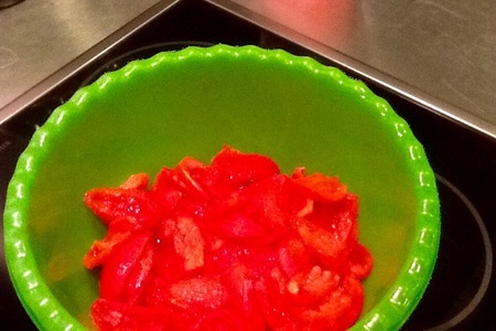 Мороженое "томат. базилик. моцарелла unagrande": шаг 2