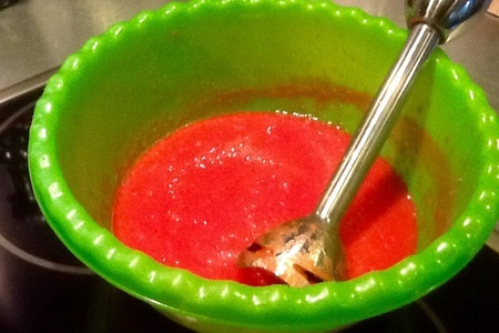 Мороженое "томат. базилик. моцарелла unagrande": шаг 3