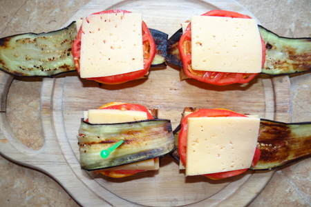 Закусочные бутерброды с баклажаном и мандариновой ноткой: шаг 5