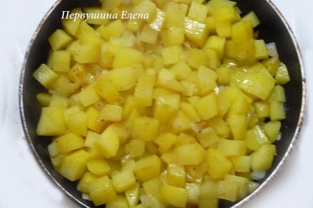 Картофельная тортилья с помидорами и отрубями: шаг 7