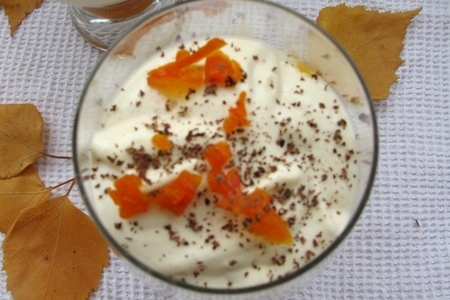 Творожно-тыквенный десерт с белым шоколадом: шаг 6