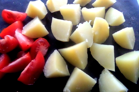 Салат с картофелем и маслинами: шаг 5