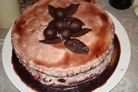 Виноградный торт с винным кремом: шаг 11