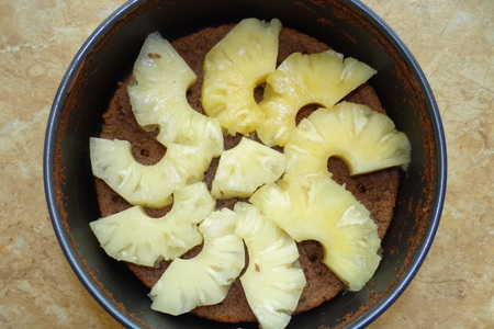 Трехслойный торт с ананасом "pour toi": шаг 7