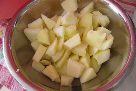 Творожная запеканка с рисовыми хлопьями и яблоком: шаг 6