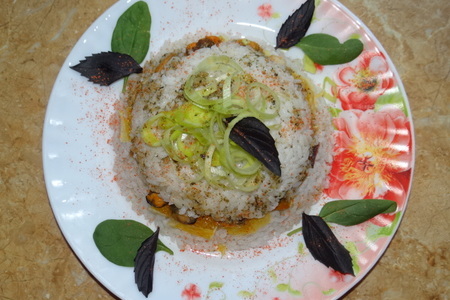 Рисовый салат с апельсинами и морепродуктами: шаг 8
