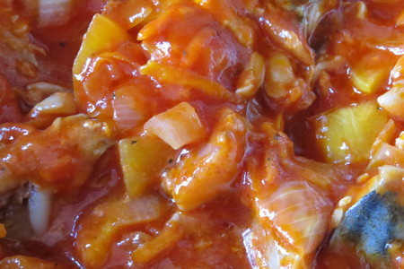 Пресервы из скумбрии в томатном соусе с оливками и тыквой «чего хотят женщины?»: шаг 6