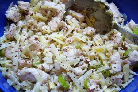 Куриный салат с черным рисом: шаг 5