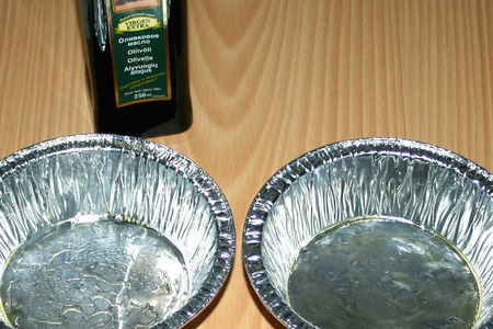 Салат из тунца с черной чечевицей и оливками в слоеных тарталетках: шаг 2