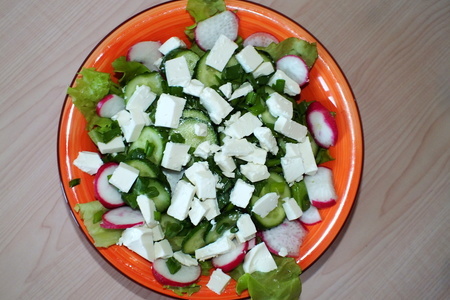 Витаминный овощной салат: шаг 4
