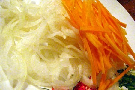 Салат с баклажанами и фасолью: шаг 2