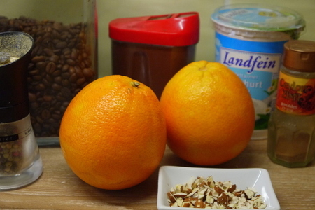 Апельсиново-кофейный смузи «зимние мечты»: шаг 1