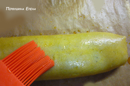 Рулет из картофельного теста с морковно-грибной начинкой: шаг 12