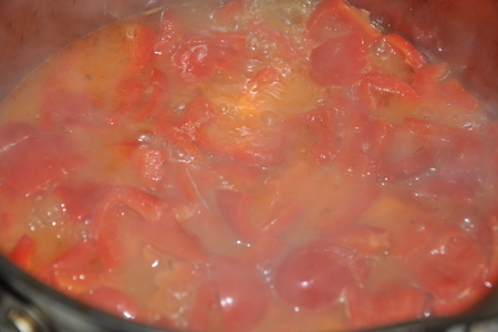 Консоме из красного перца (consommé de poivrons rouges): шаг 4