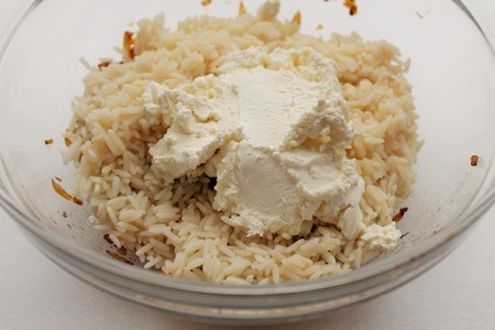 Рис с грибами и сыром филадельфия за 30 минут: шаг 5