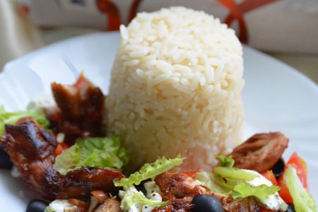 Куриное филе с рисом в греческом стиле за 30 минут: шаг 8