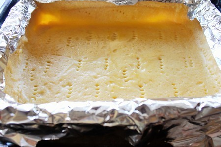 Сырный пай с макаронами и беконом.: шаг 7