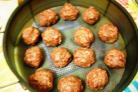 Сабджи из баклажанов с мясными шариками и рисом индика браун от «мистраль» за 30 минут.: шаг 1