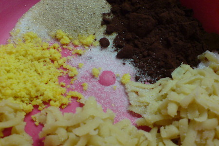 Кексы шоколадные с марципаном и цедрой апельсина: шаг 3