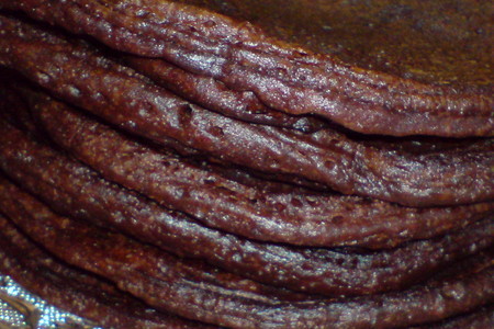 Шоколадные оладьи-панкейки : шаг 6