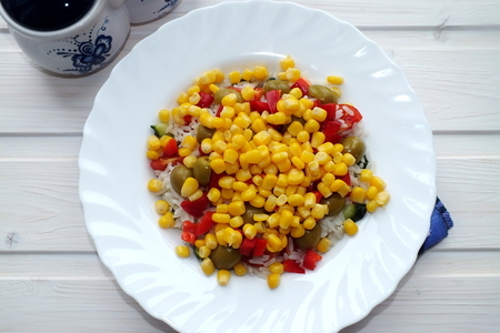 Рисовый салат с овощами: шаг 3