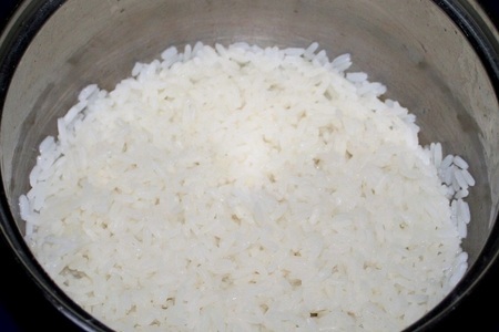 Куриные "тарелочки" с рисом и ветчиной: шаг 3