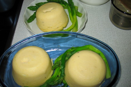 Сырное суфле и спаржа в сливочном соусе.: шаг 6