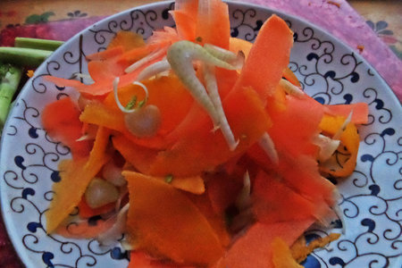 Морковка с тыквой под майонезным соусом: шаг 4