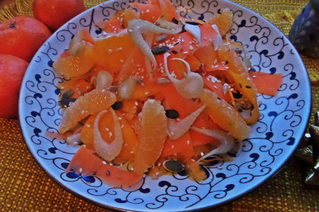 Морковка с тыквой под майонезным соусом: шаг 5