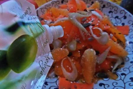 Морковка с тыквой под майонезным соусом: шаг 6